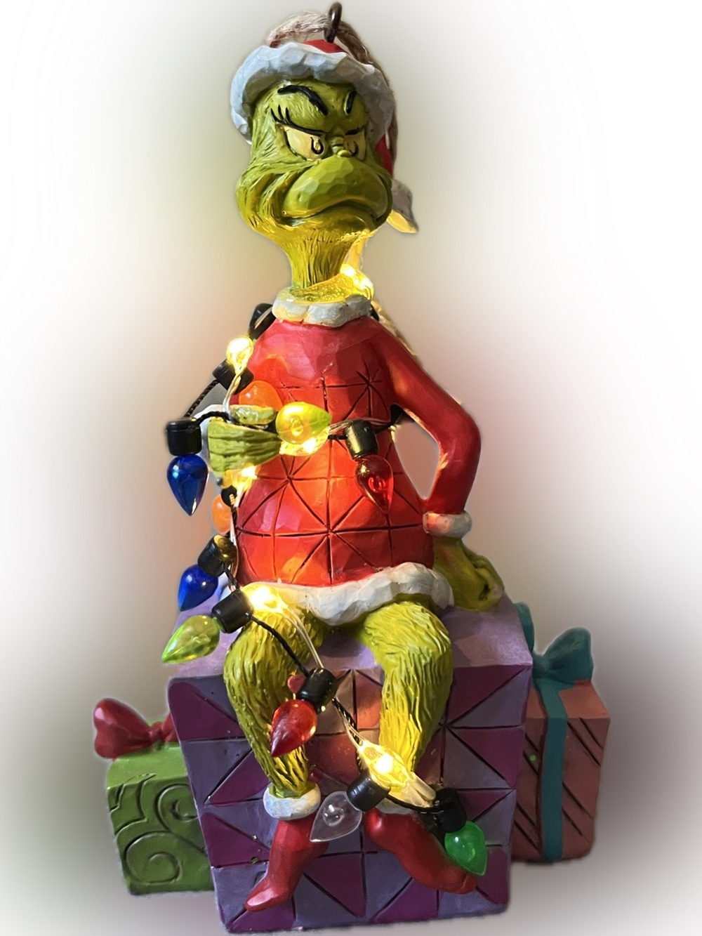 Grinch Light Up Christmas Ornament